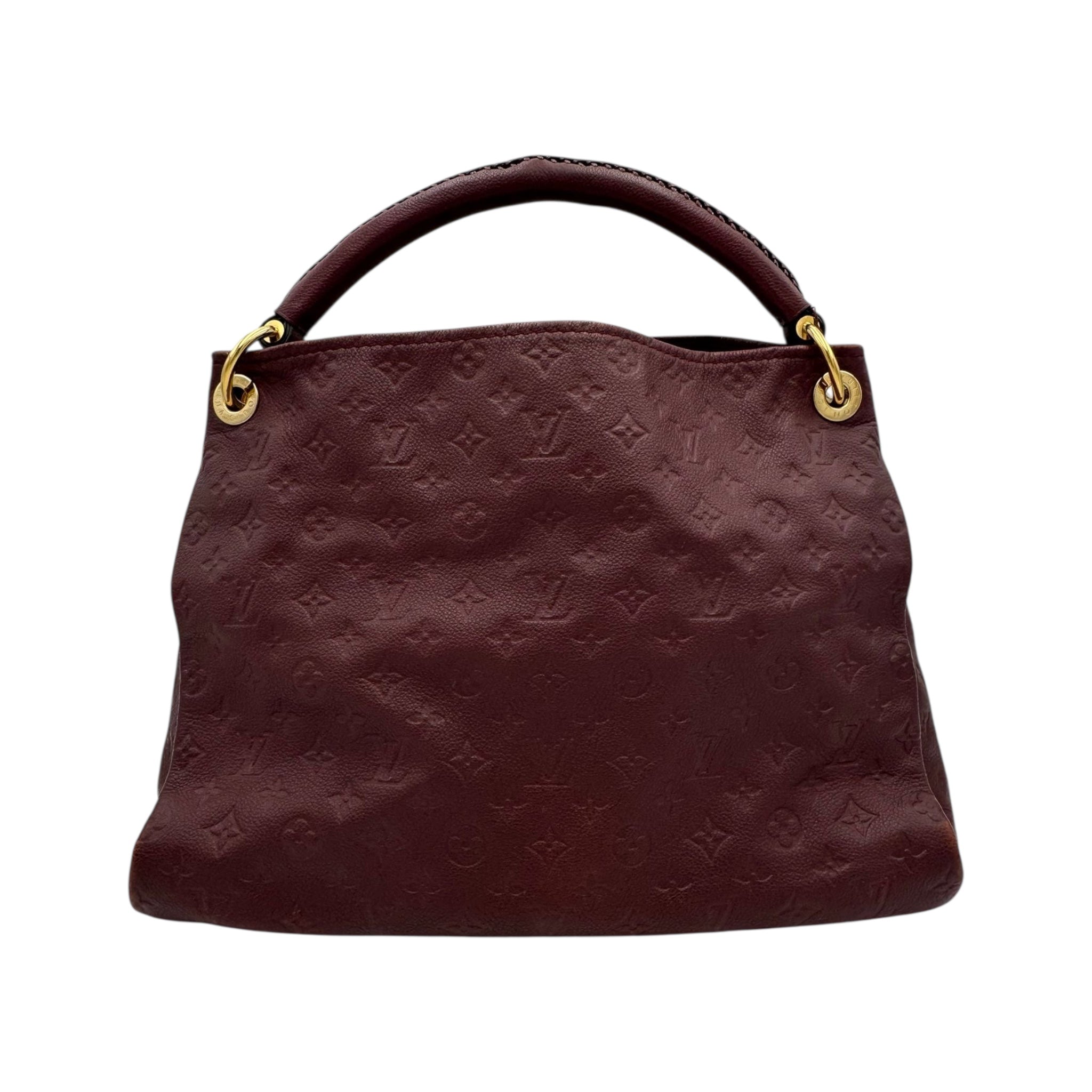 Louis Vuitton Artsy MM Aurore Red Monogram Empreinte