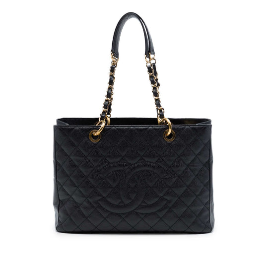 Chanel Grand Shopping Tote Black Caviar