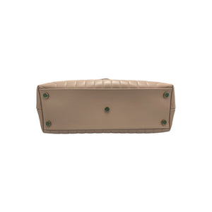Yves Saint Laurent LouLou Large Beige Calfskin Gold