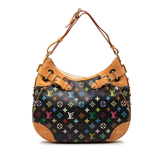 Louis Vuitton Greta Black Monogram Multicolore Canvas