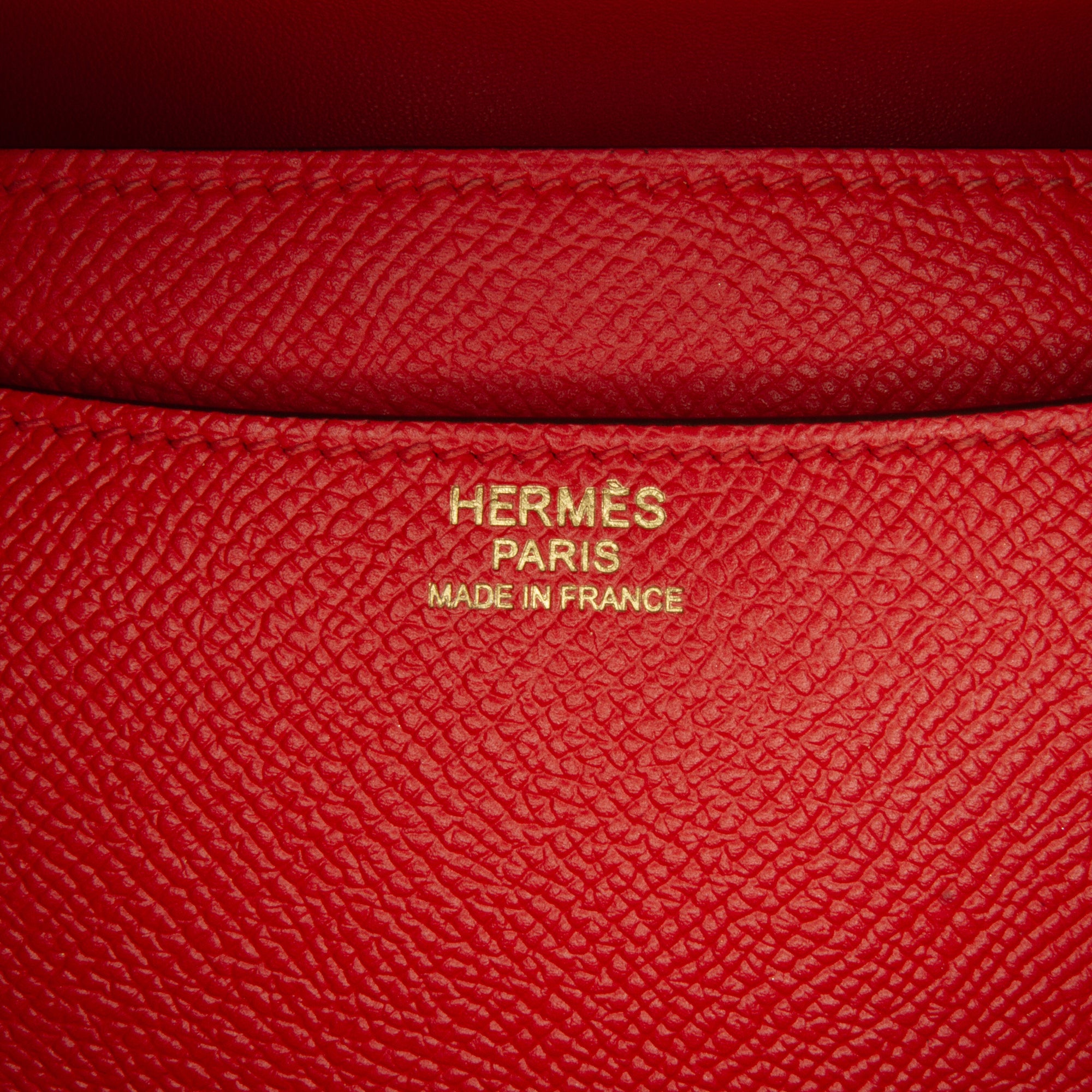 Hermès Constance 24 Red Epsom Gold