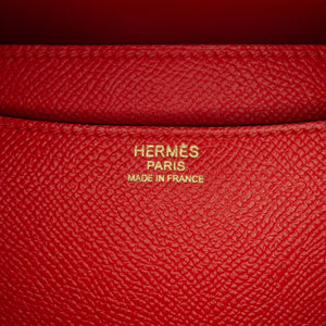 Hermès Constance 24 Red Epsom Gold