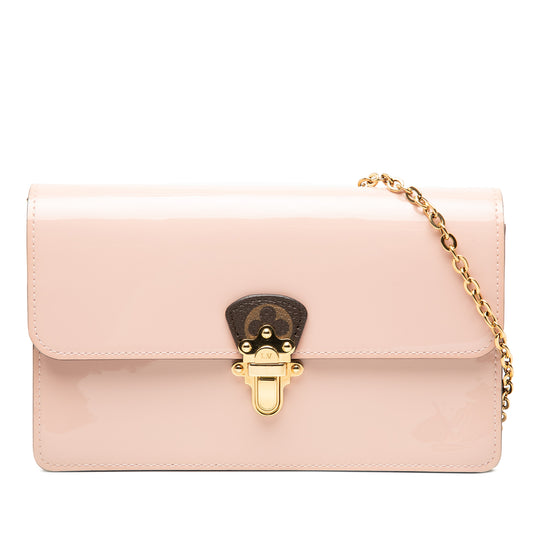 Louis Vuitton Cherrywood Wallet On Chain Pink Vernis