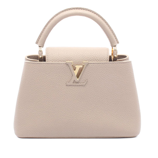 Louis Vuitton Capucines BB Beige Calfskin