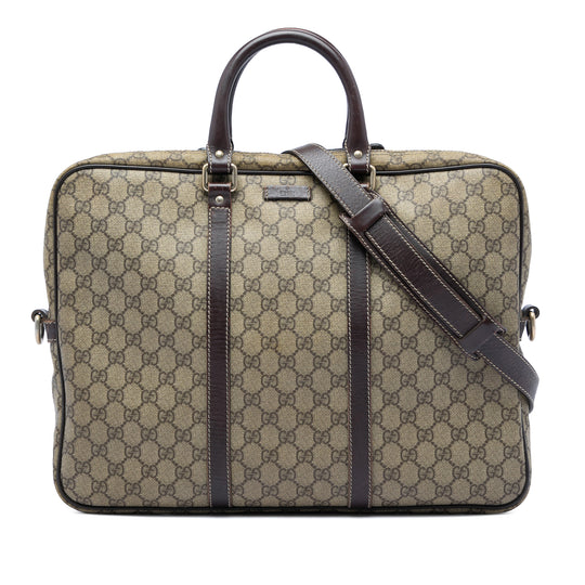 Gucci GG Supreme Business Brown GG Supreme Canvas