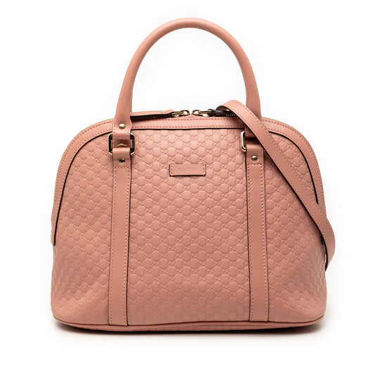 Gucci Microguccissima Dome Medium Pink Calfskin
