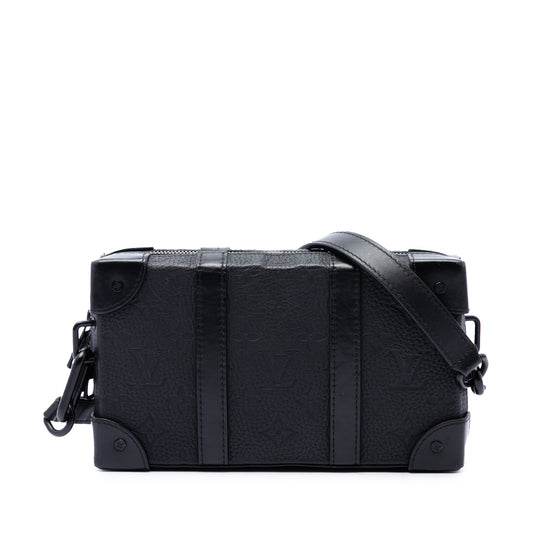 Louis Vuitton Soft Trunk Wallet Black Monogram Taurillon Calfskin