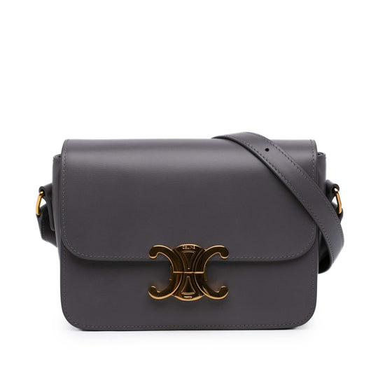 Celine Teen Triomphe Gray Calfskin