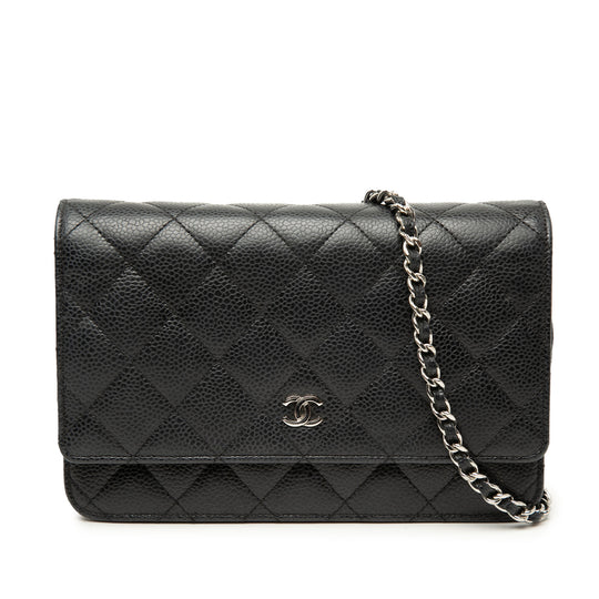 Chanel WOC Wallet on Chain Black Caviar