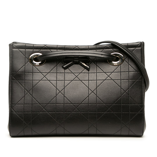Dior Promenade Shopping Small Black Calfskin