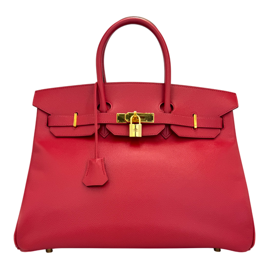 Hermès Birkin 35 Red Togo Gold