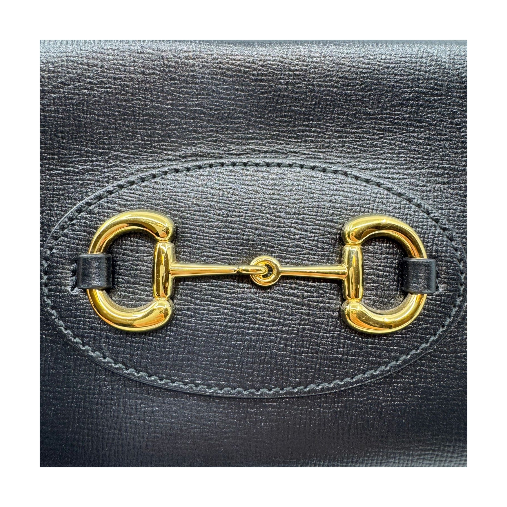Gucci Horsebit 1955 Shoulder Bag Small Black Leather