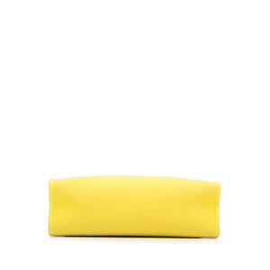 Hermès Herbag Zip 31 Yellow Toile Palladium