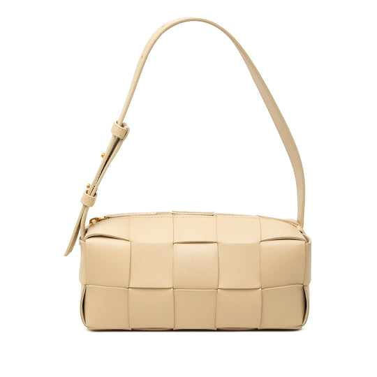 Bottega Veneta Cassette Small Brown Nappa Leather