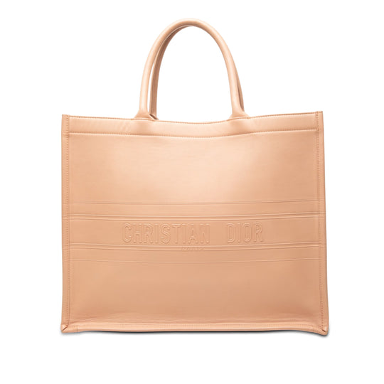 Dior Book Tote Large Brown Calfskin