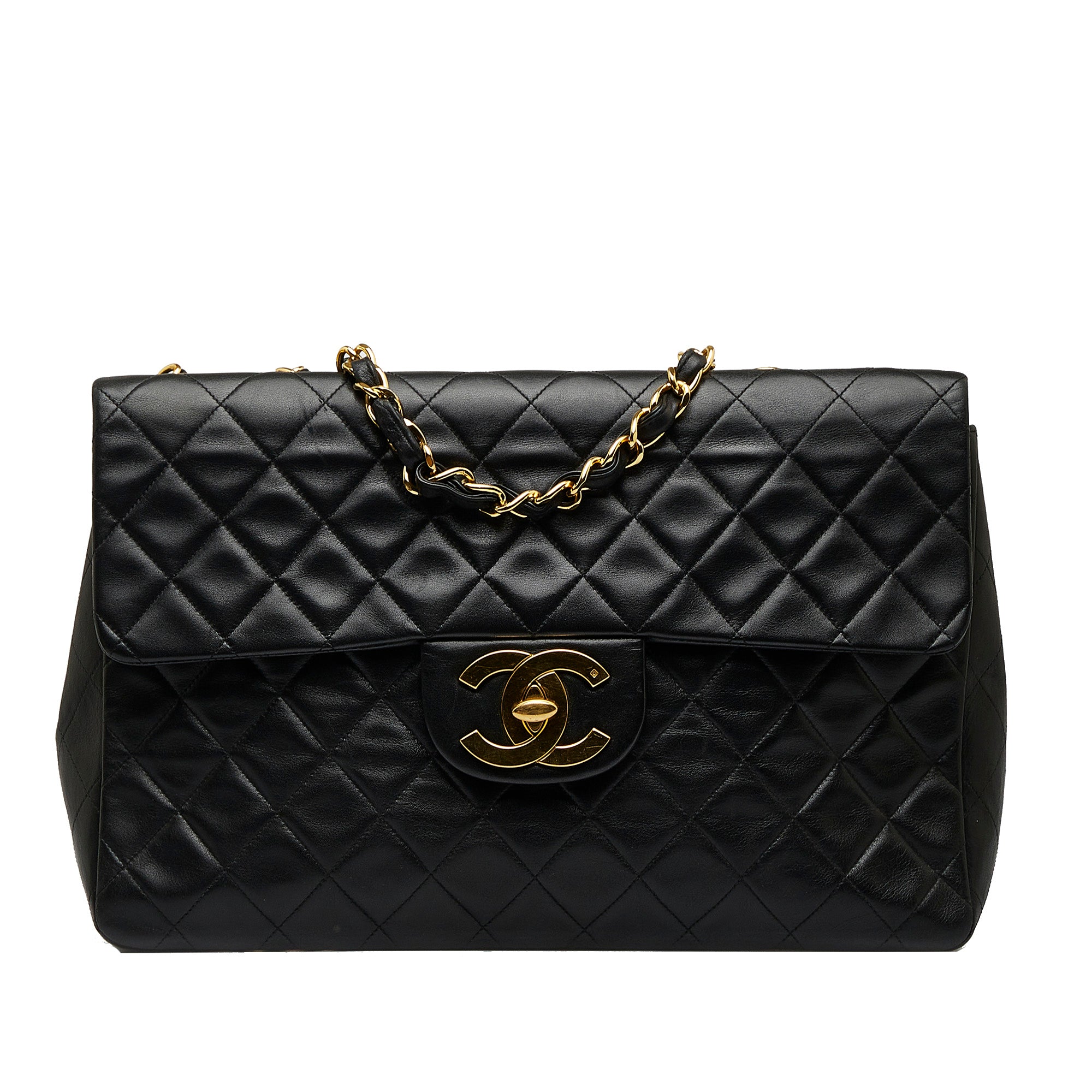 Chanel discount jumbo gold