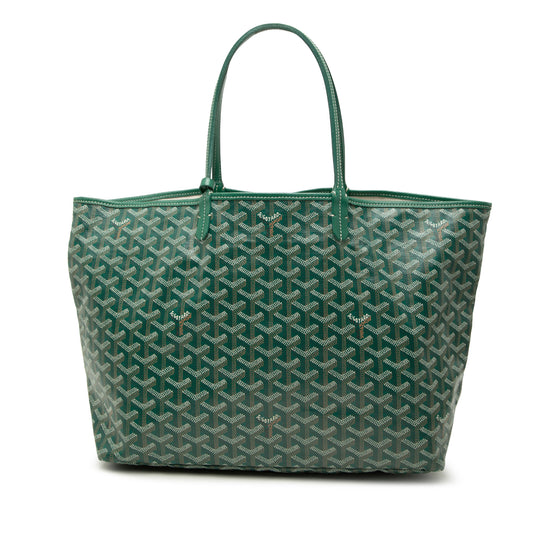 Goyard Saint Louis PM Green Goyardine Coated Canvas