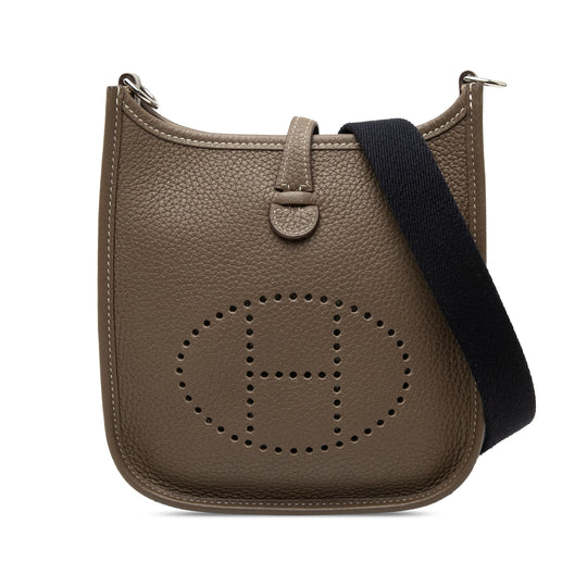 Hermès Evelyne TPM 16 Etoupe Clemence Palladium