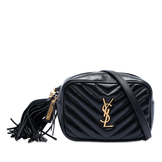 Saint Laurent Lou Mini Black Calfskin