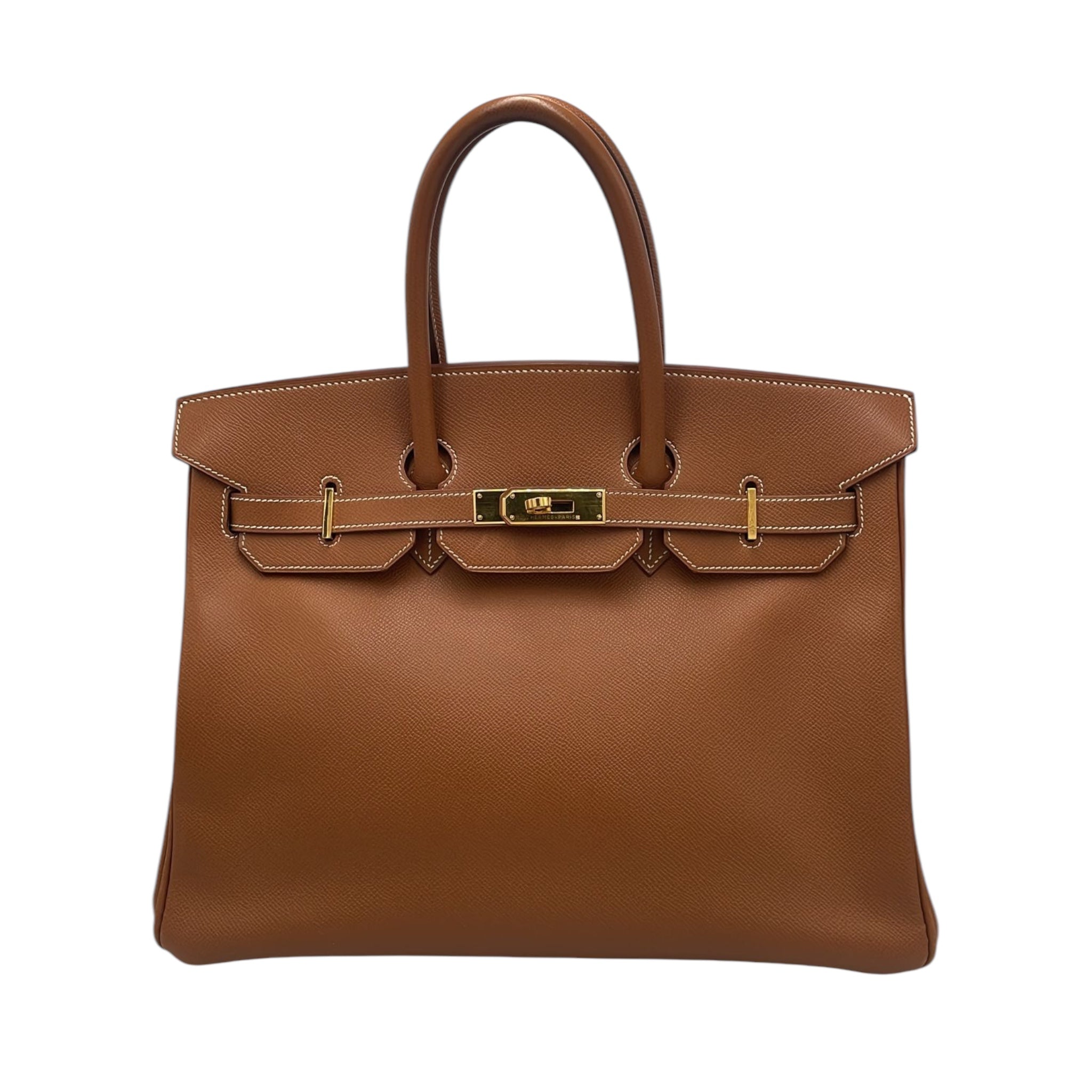 Hermès Birkin 35 Cognac Epsom Gold