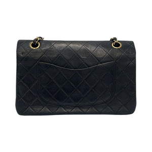 Chanel Classic Double Flap Medium Black Lambskin Gold