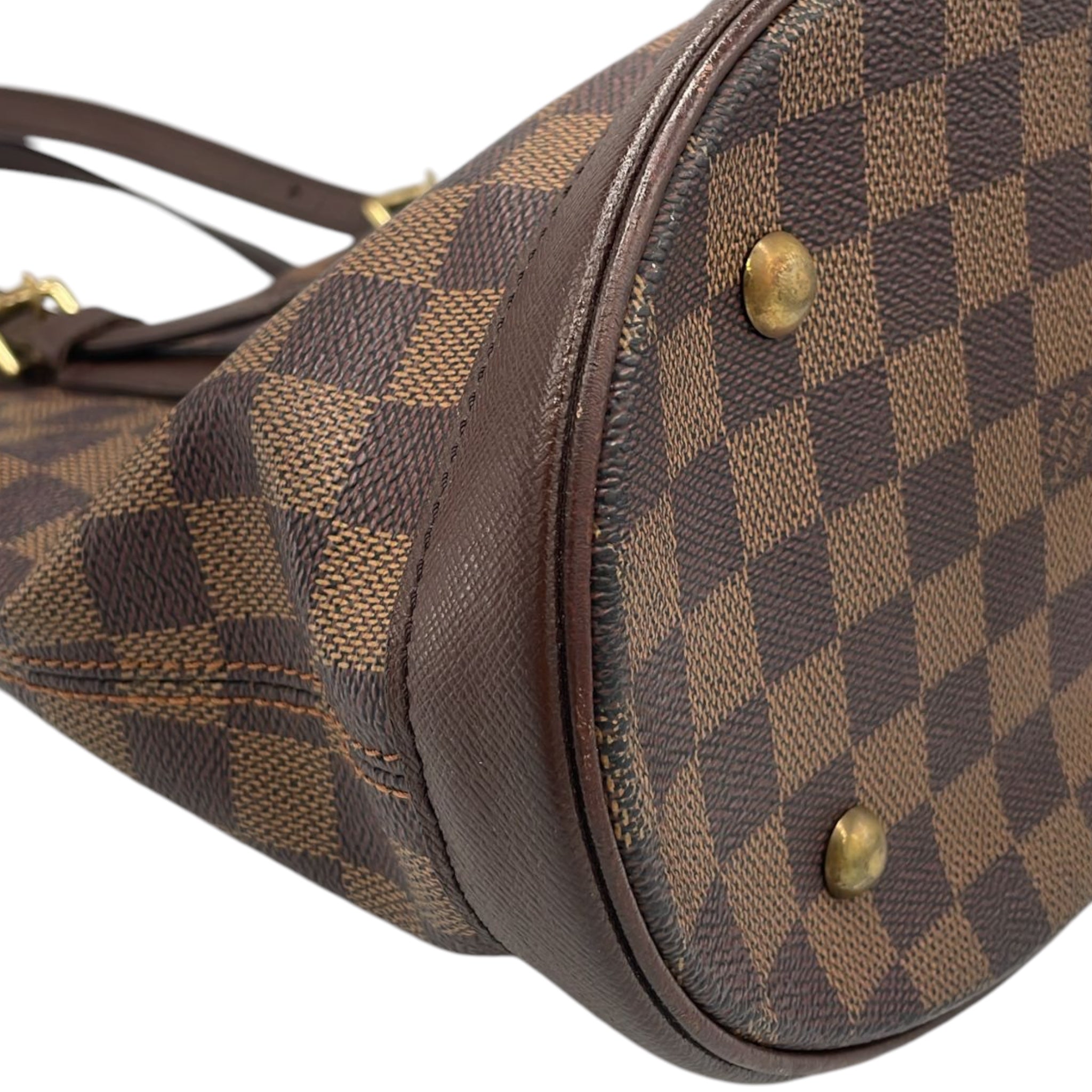 Louis Vuitton Bucket Petit Damier Ebene Canvas