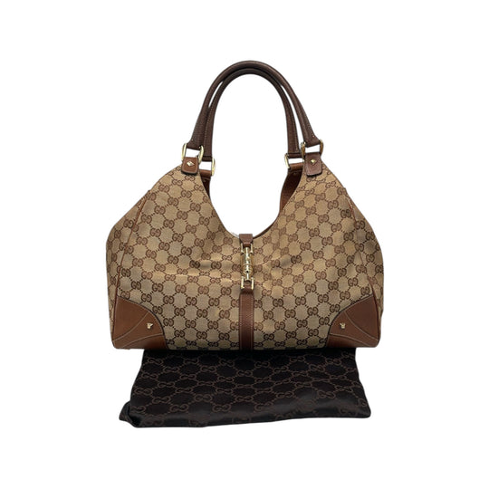 Gucci Jackie Hobo Bag GG Canvas
