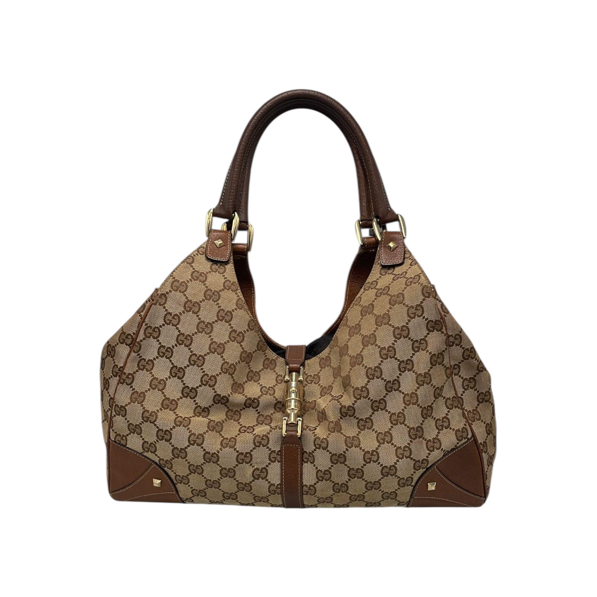 Gucci Jackie Hobo Bag GG Canvas
