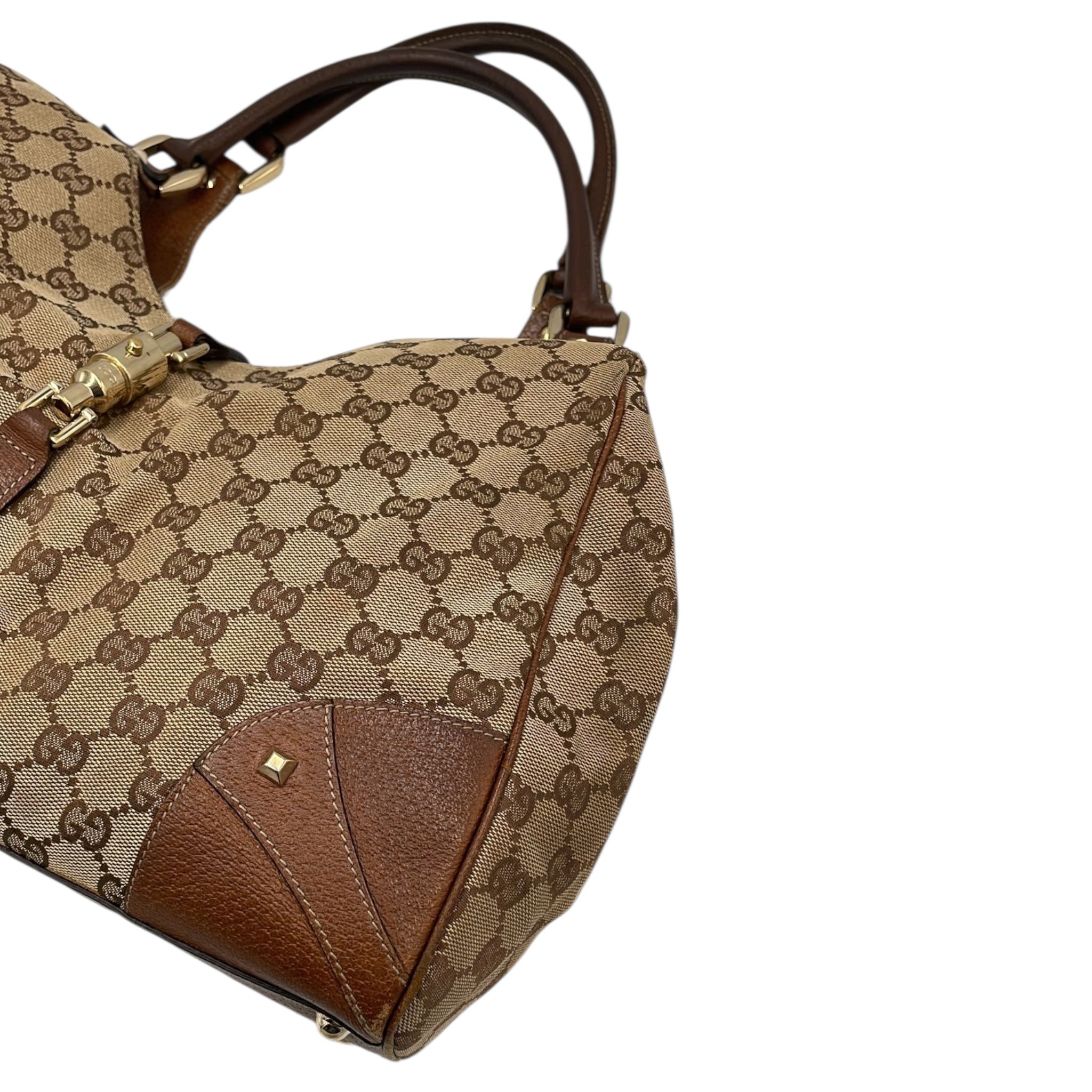 Gucci Jackie Hobo Bag GG Canvas