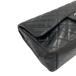 Chanel Classic Double Rebap Maxi Black Lambs en peau d'agneau