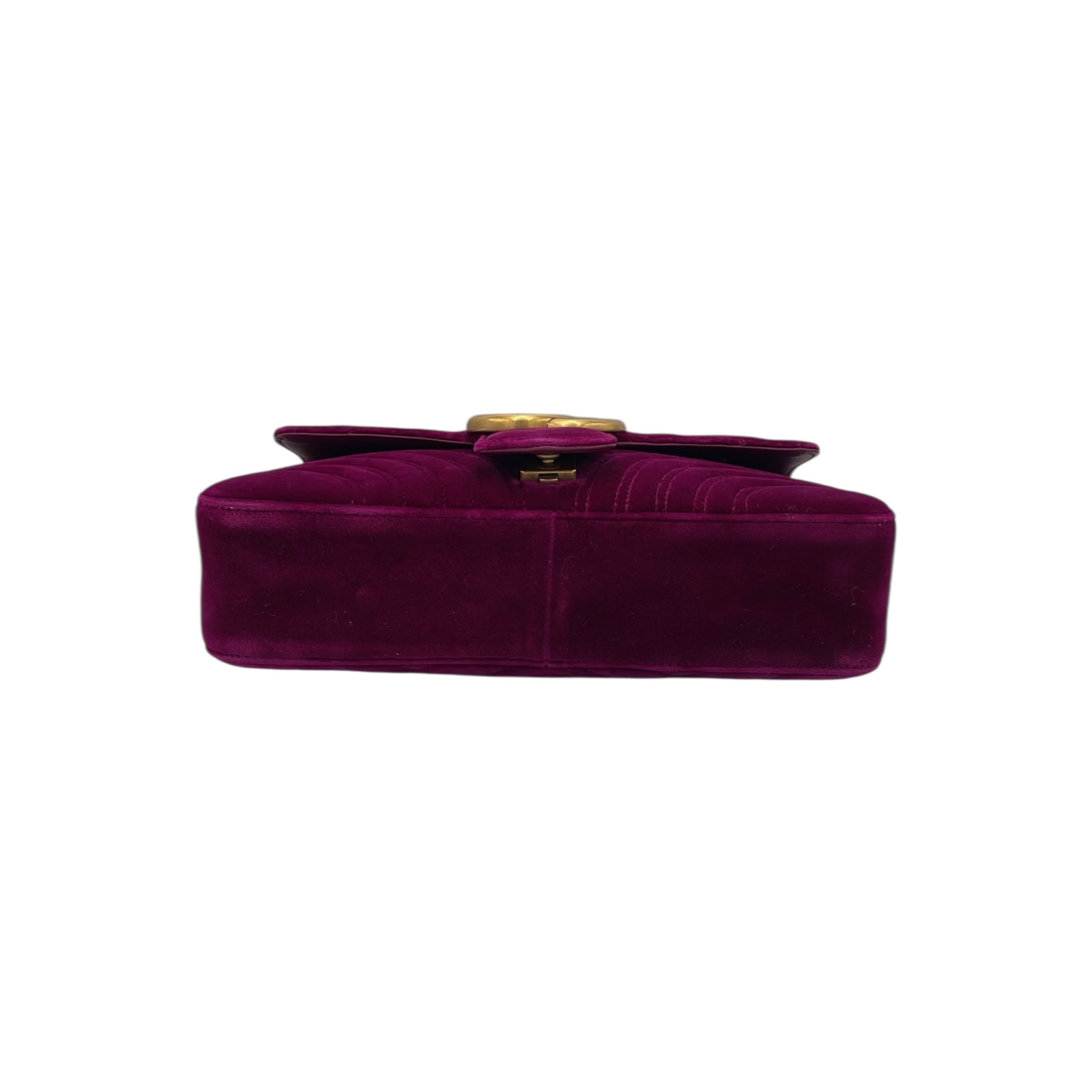 Gucci Marmont Small Red Velvet