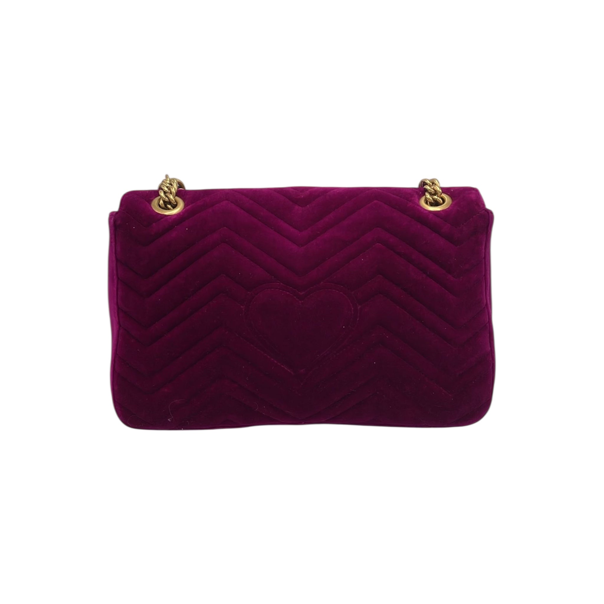 Gucci Marmont Small Red Velvet