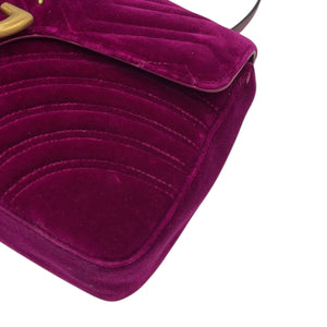 Gucci Marmont Small Red Velvet