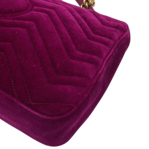Gucci Marmont Small Red Velvet