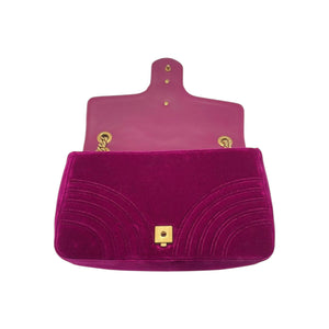 Gucci Marmont Small Red Velvet
