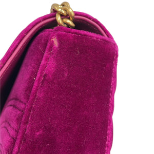 Gucci Marmont Small Red Velvet