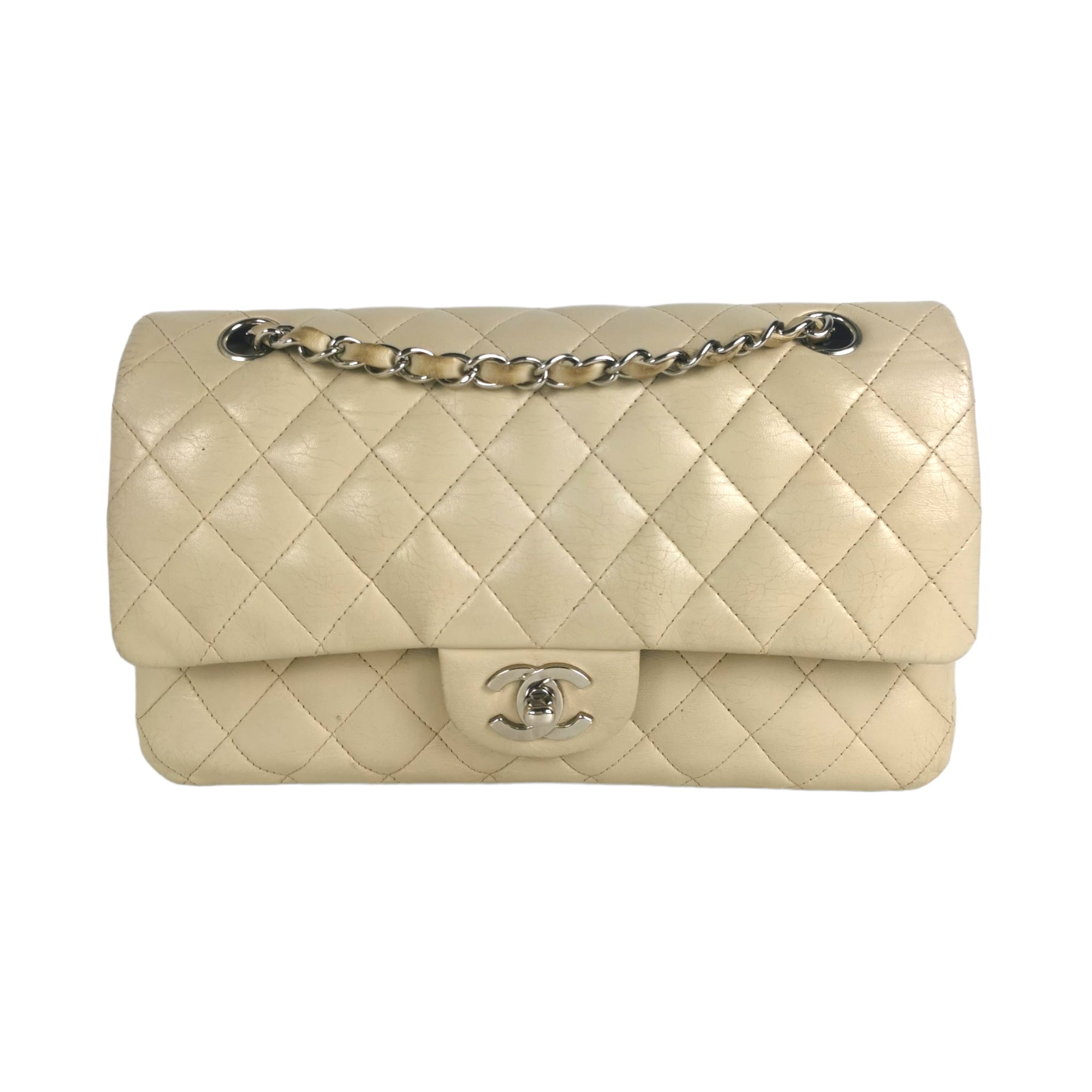 Chanel Double Flap Bag Small Silver - Limited Edition