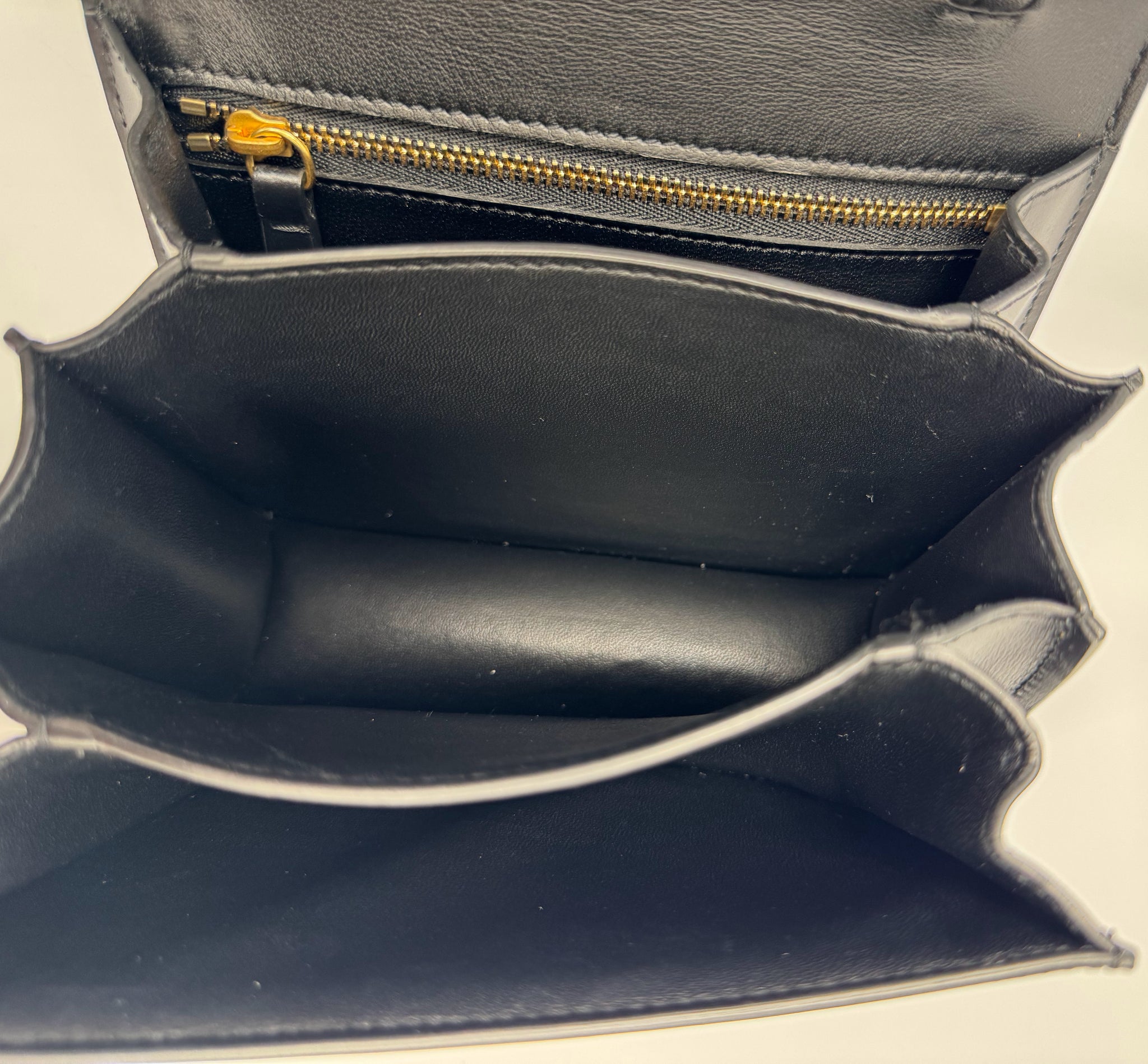 Céline Classic Box Small Calfskin Crossbody Bag Black