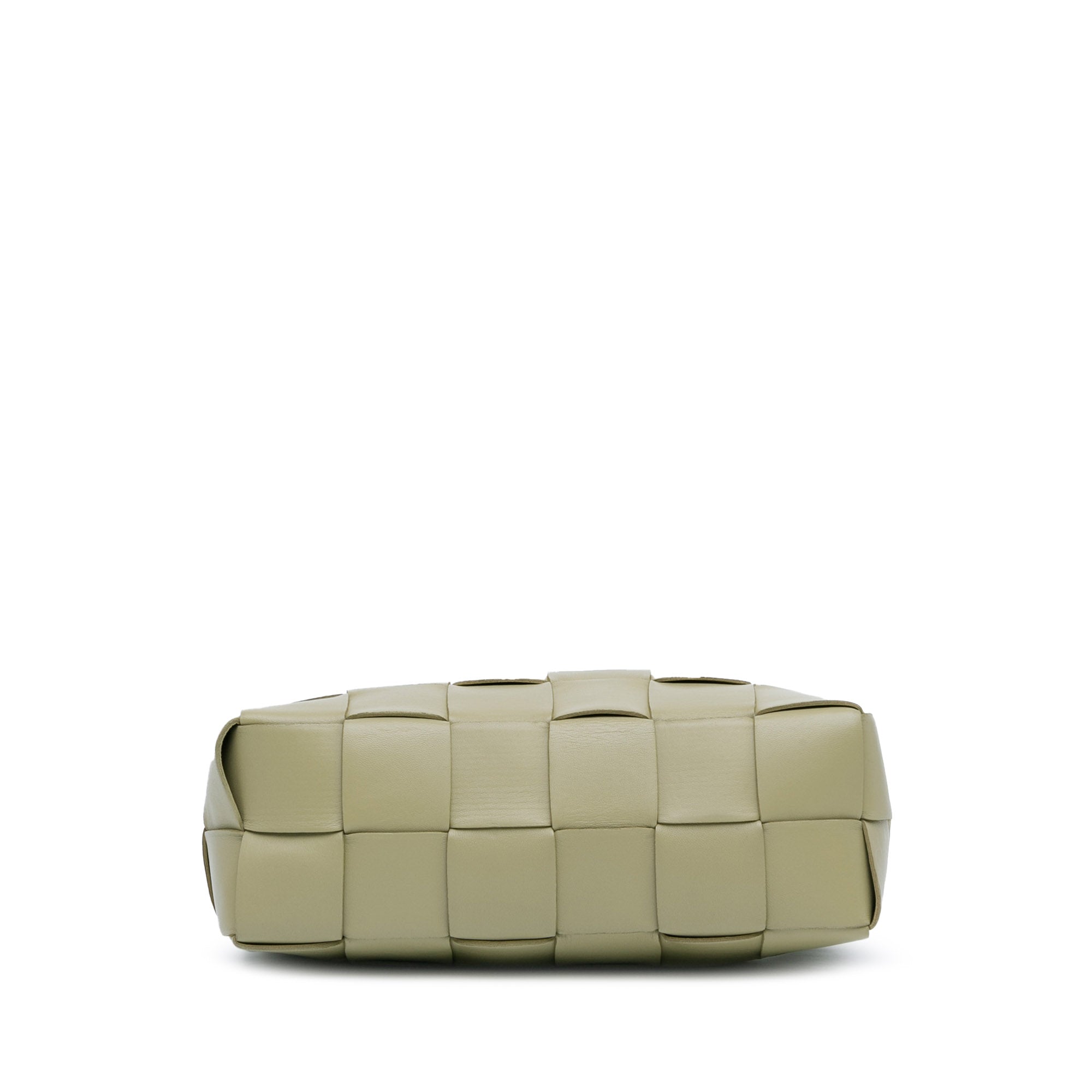 Bottega Veneta Brick Cassette Medium Olive Green Intrecciato