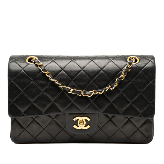 Chanel Classic Double Flap Medium Black Lambskin