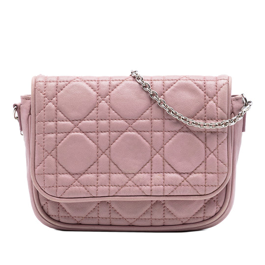 Dior Lady Dior Mini Pink Lambskin