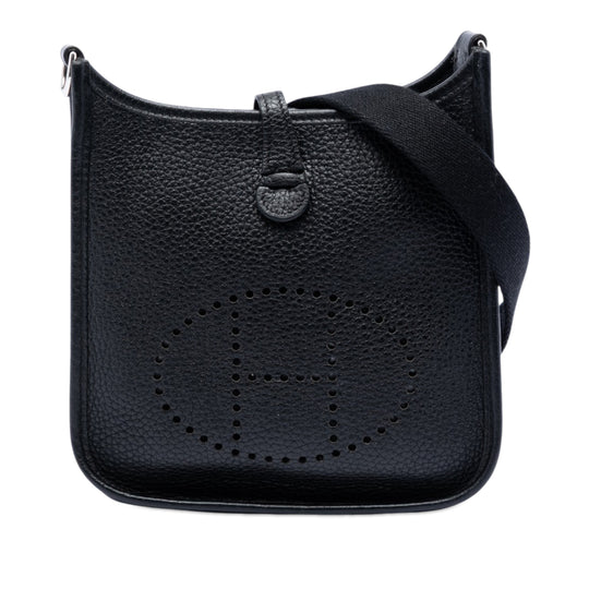 Hermès Evelyne 16 Amazone Black Clemence Leather