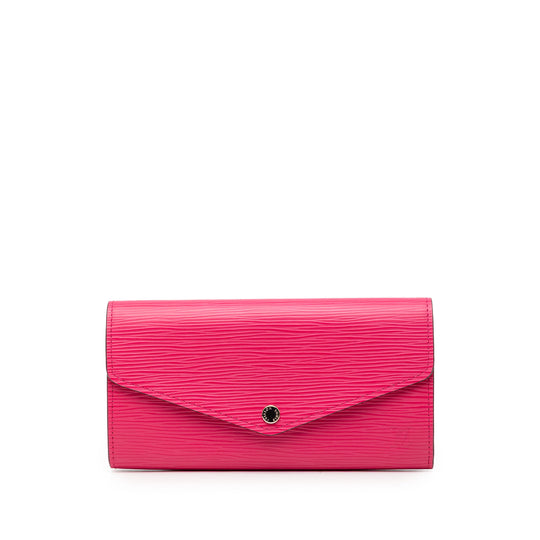 Louis Vuitton Sarah Long Wallet Pink Epi Leather