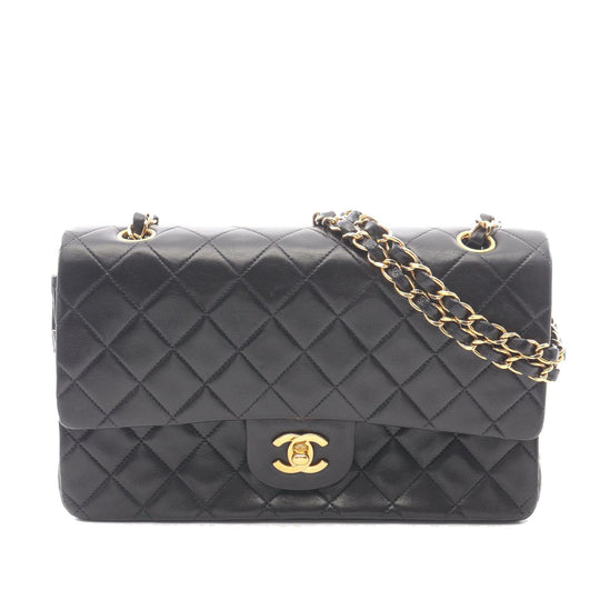 Chanel Classic Double Flap Medium Black Lambskin