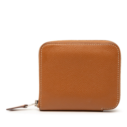 Hermès Silk In Compact Gold Epsom Calfskin