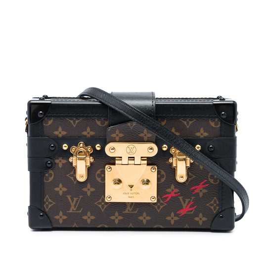 Louis Vuitton Petite Malle Black Monogram Canvas