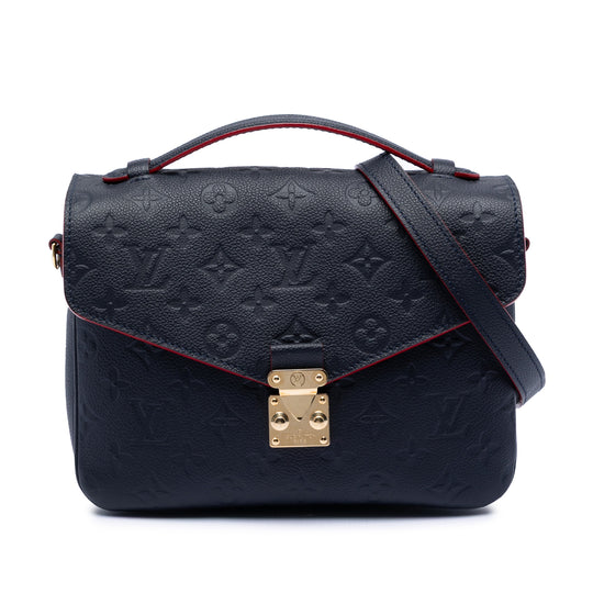 Louis Vuitton Pochette Métis Blue Monogram Empreinte