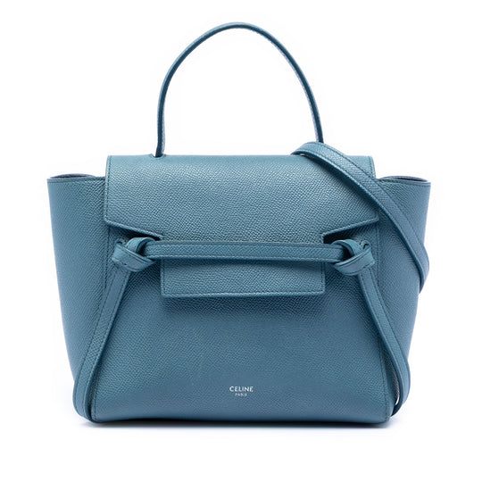 Celine Belt Bag Nano Blue Calfskin