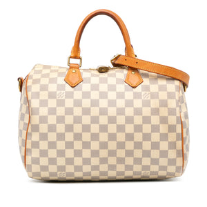 Louis Vuitton Speedy Bandoulière 30 Damier Azur Canvas