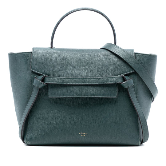 Celine Belt Bag Green Calfskin